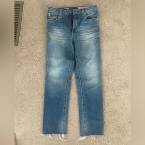 AG The Isabelle high-rise straight crop, size 26